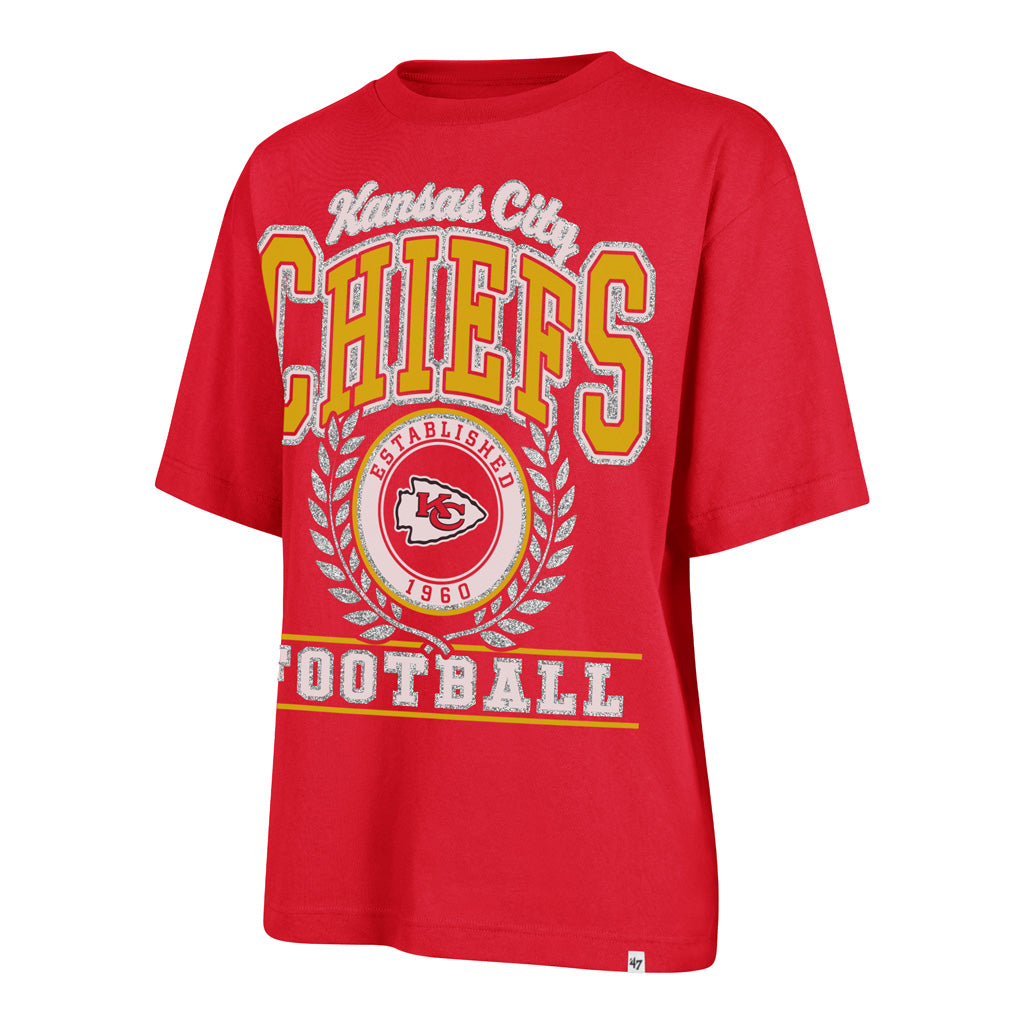 NFL Kansas City Chiefs Women's '47 Ring True Foundation T-Shirt - Red