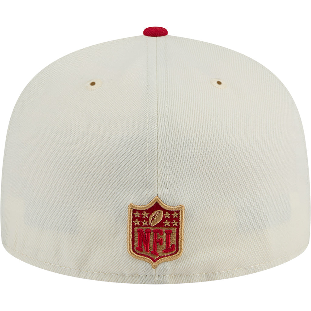 NFL San Francisco 49ers New Era Two-Tone Chrome OTC 59FIFTY Fitted Hat - Chrome