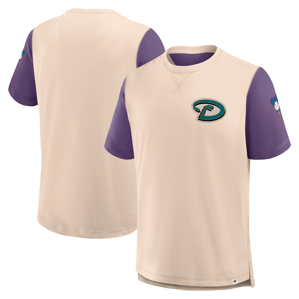 MLB Arizona Diamondbacks Fanatics Fashion Short Sleeve T-Shirt - Tan