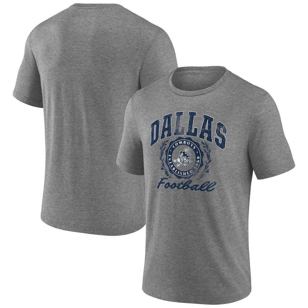 NFL Dallas Cowboys Nike Football Seal Tri-Blend T-Shirt