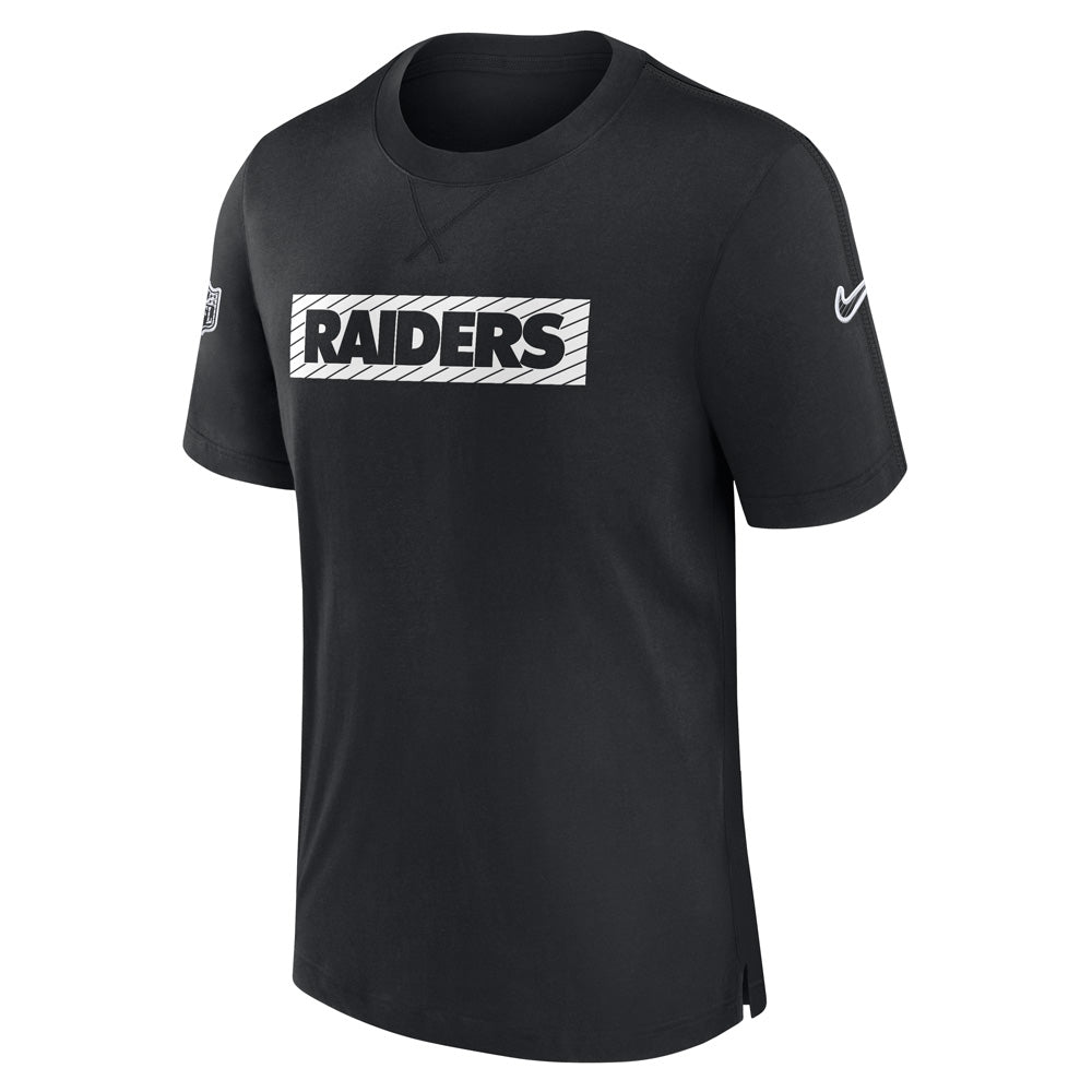 NFL Las Vegas Raiders Nike Sideline Player Performance T-Shirt - Black