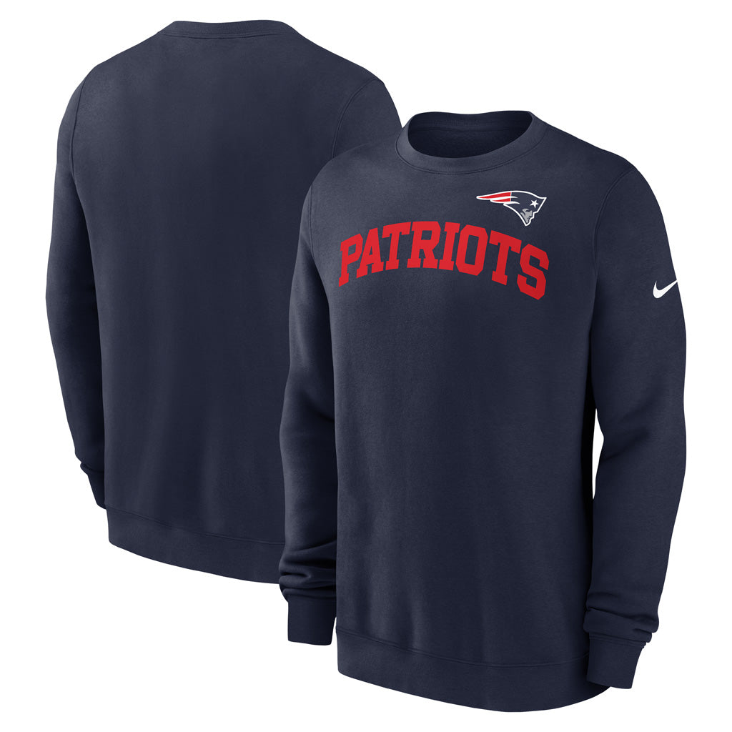 NFL New England Patriots Nike Club Pullover Crew