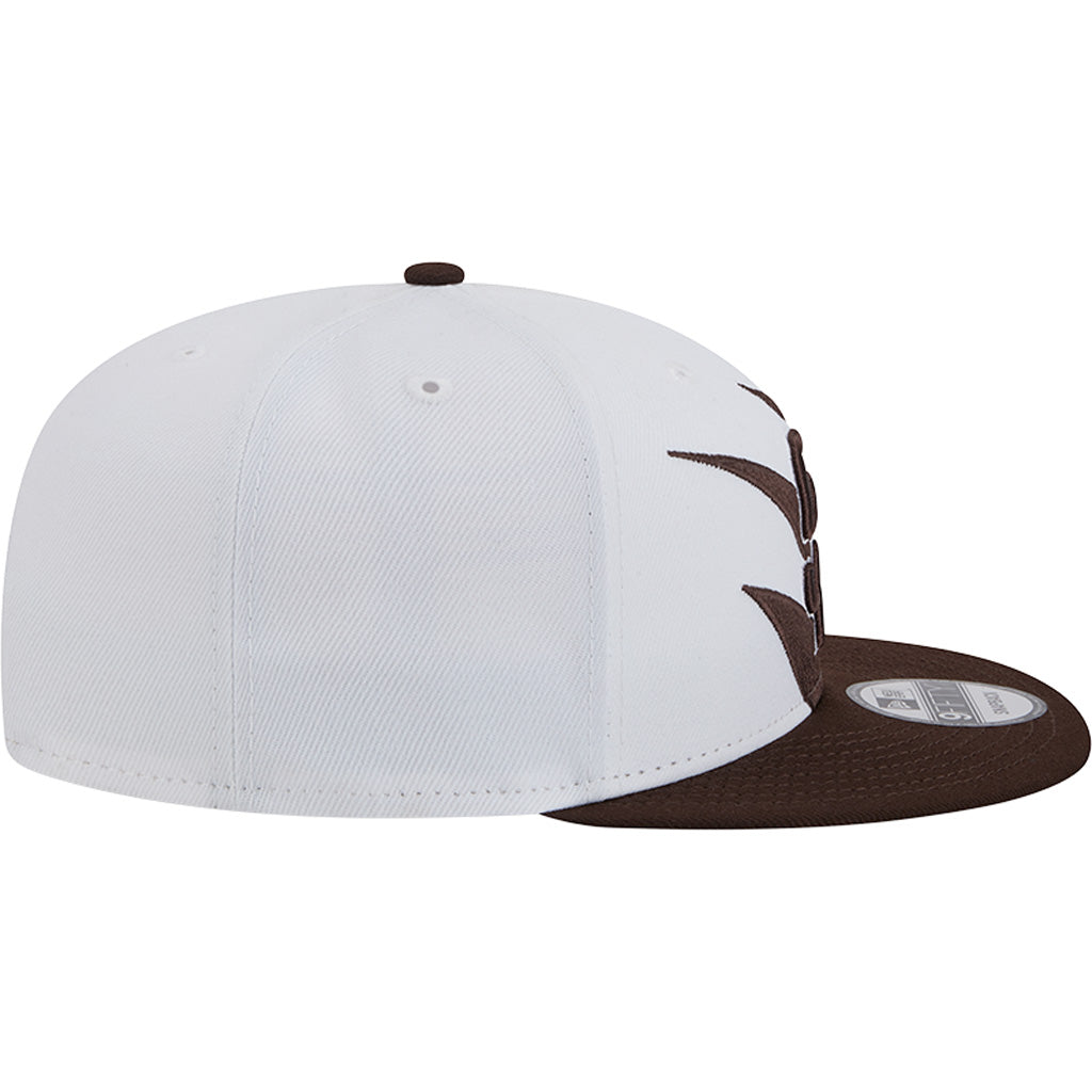 MLB San Diego Padres New Era Jagged 9FIFTY Snapback Hat - White
