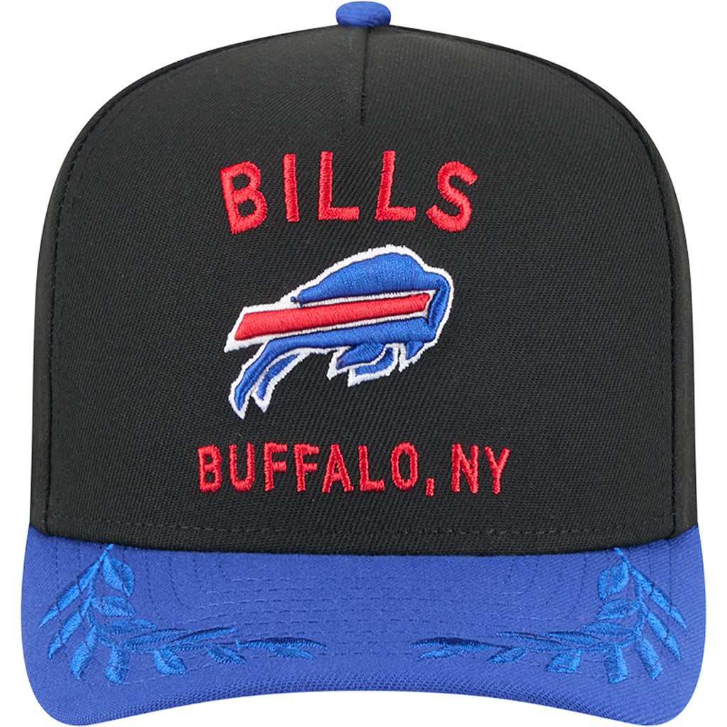 NFL Buffalo Bills New Era 2025 Draft 9FIFTY A-Frame Hat - Black