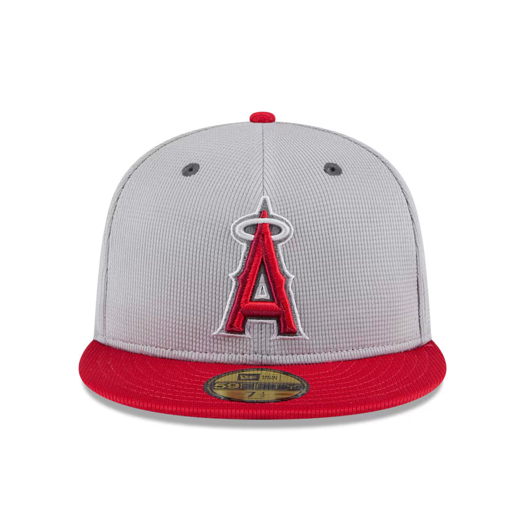 MLB Los Angeles Angels New Era 2025 Graphite Batting Practice 59FIFTY Fitted Hat - Graphite