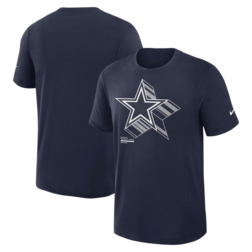 NFL Dallas Cowboys Nike Slub T-Shirt - Navy