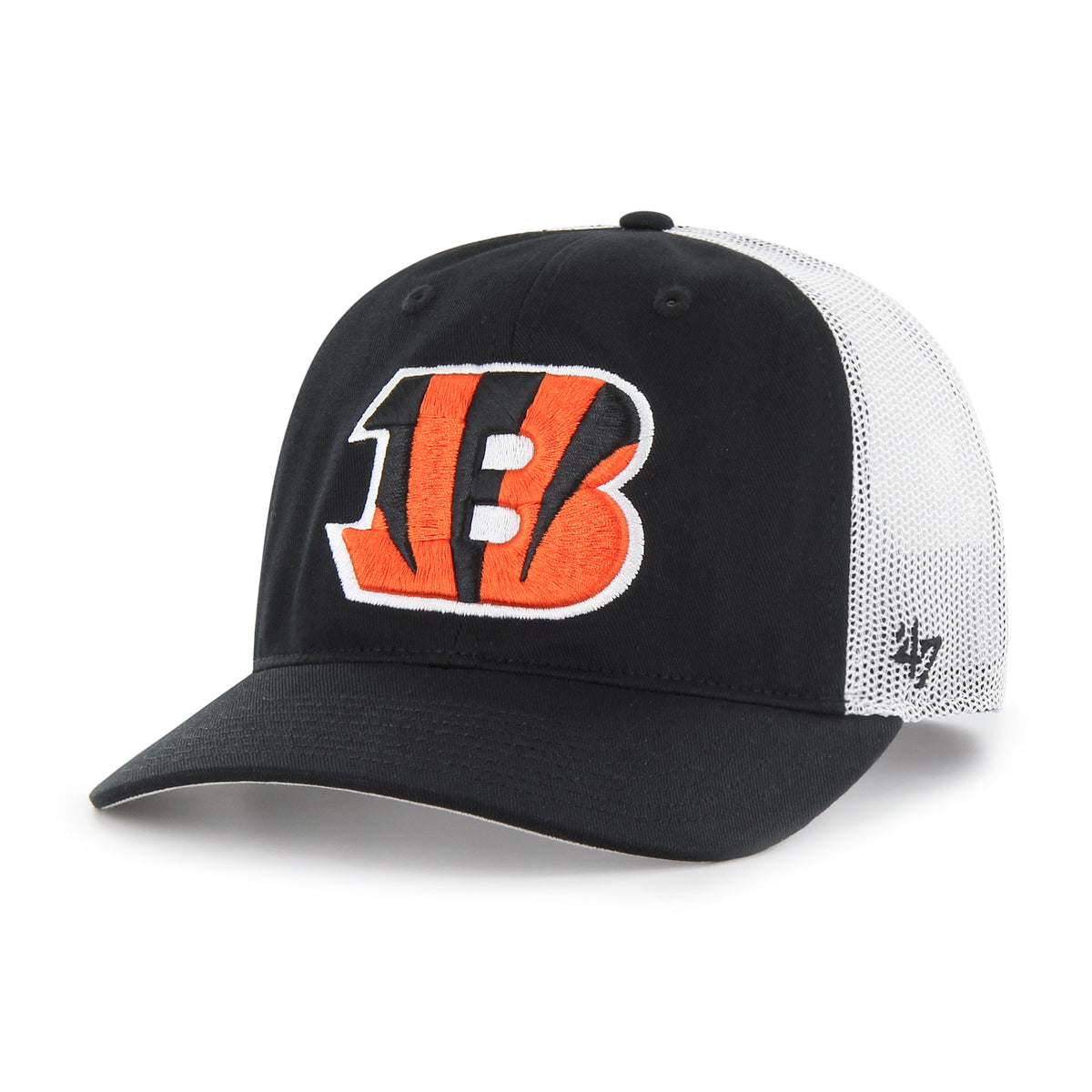 NFL Cincinnati Bengals '47 Primary Trucker Adjustable Hat - Black
