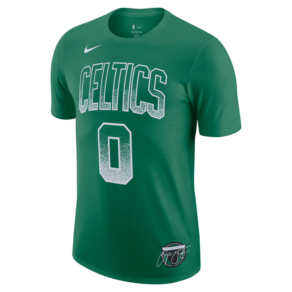 NBA Boston Celtics Jayson Tatum Nike 2025 Select Series Name & Number T-Shirt - Green