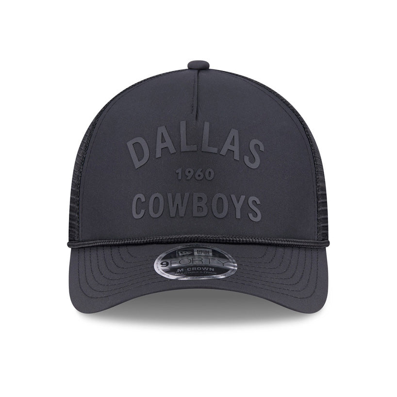 NFL Dallas Cowboys New Era Minimalist 9FORTY M-Crown Snapback Hat - Black