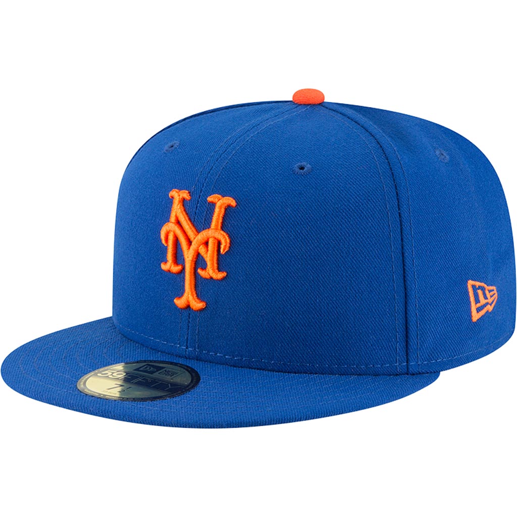 MLB New York Mets New Era Authentic Collection Home On-Field 59FIFTY Fitted Hat - Blue