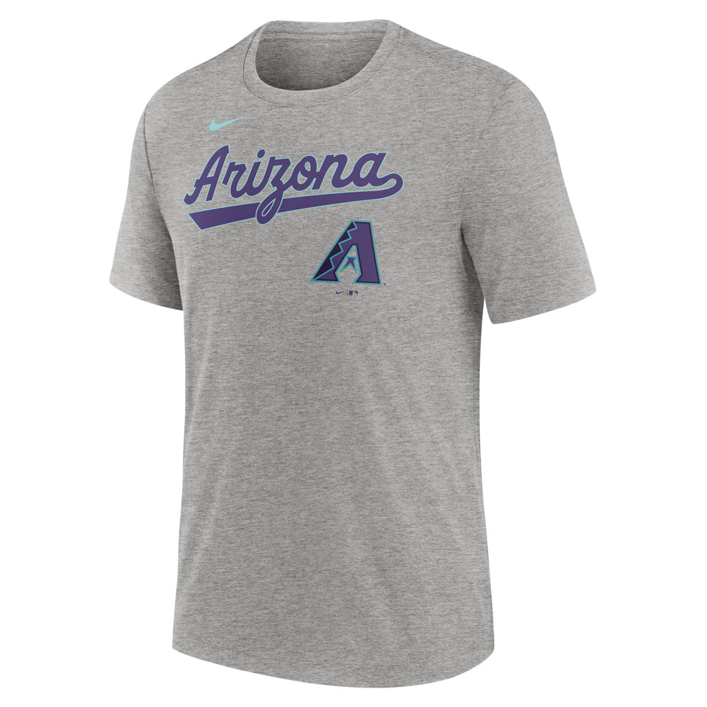 MLB Arizona Diamondbacks Nike 2025 City Connect Tri-Blend T-Shirt - Heather Gray