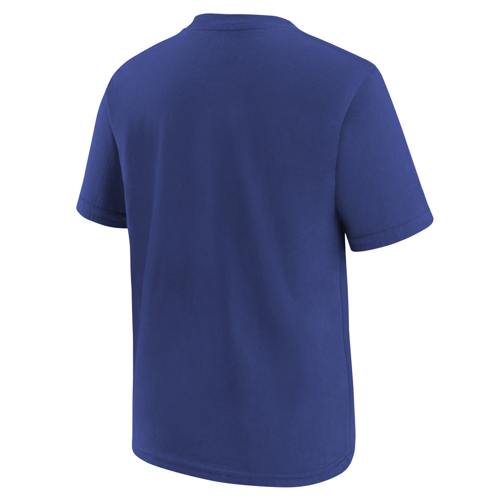 MLB Los Angeles Dodgers Kids Nike Large Logo T-Shirt - Blue