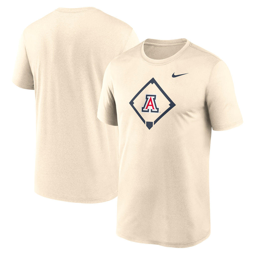 NCAA Arizona Wildcats Nike Legend Baseball Icon T-Shirt - Natural