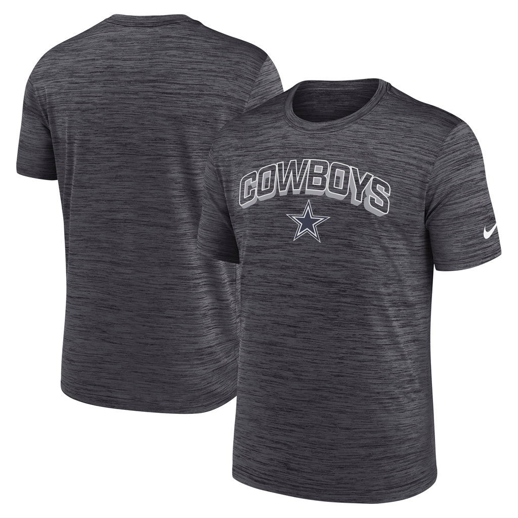 NFL Dallas Cowboys Nike Arch Velocity T-Shirt - Charcoal