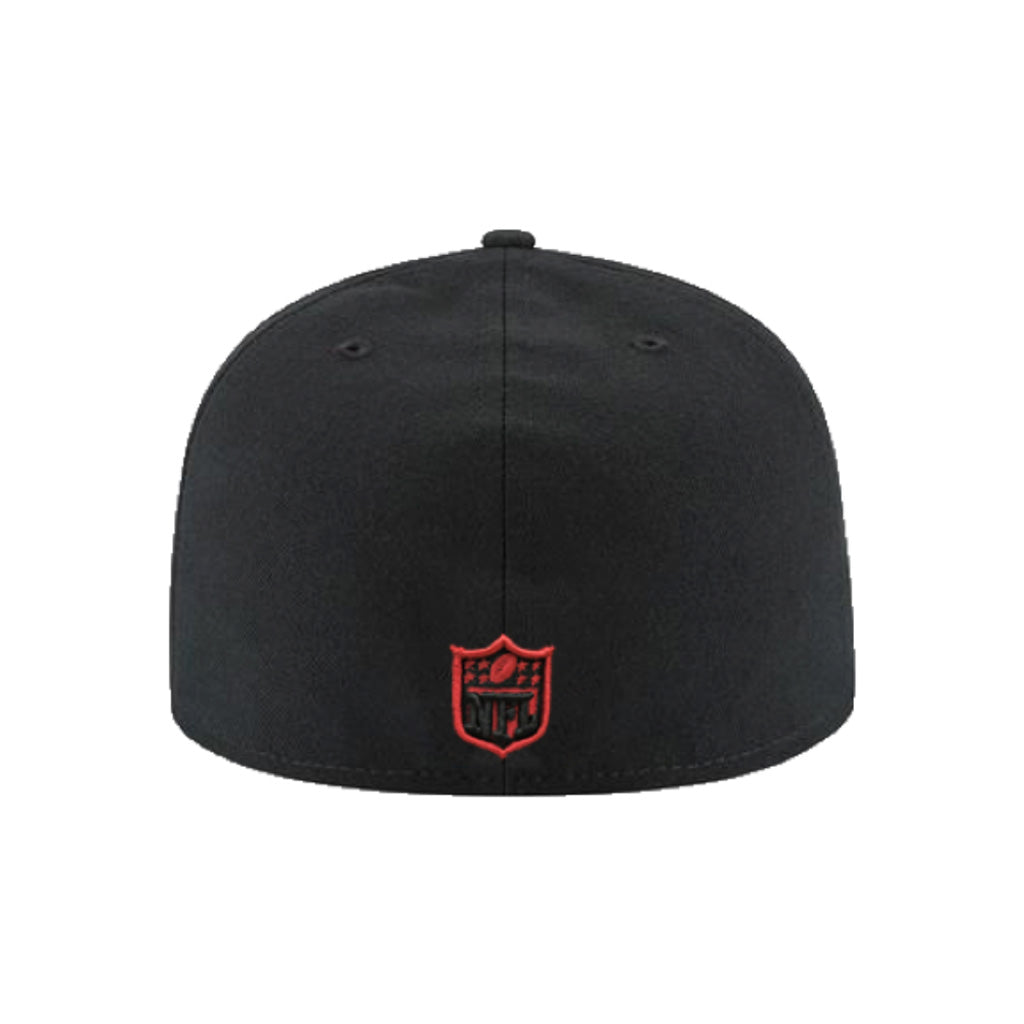 NFL Arizona Cardinals New Era Red Eye 59FIFTY Hat - Black