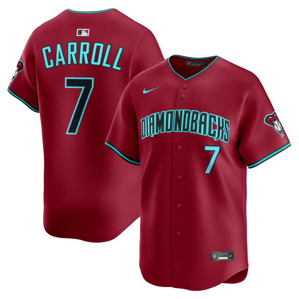 MLB Arizona Diamondbacks Corbin Carroll Nike Alternate Limited Jersey - Red