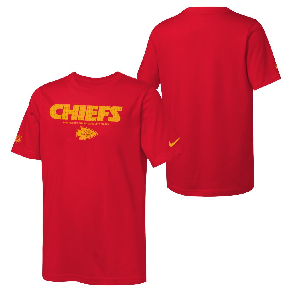 NFL Kansas City Chiefs Youth Nike Team Issue T-Shirt - Red