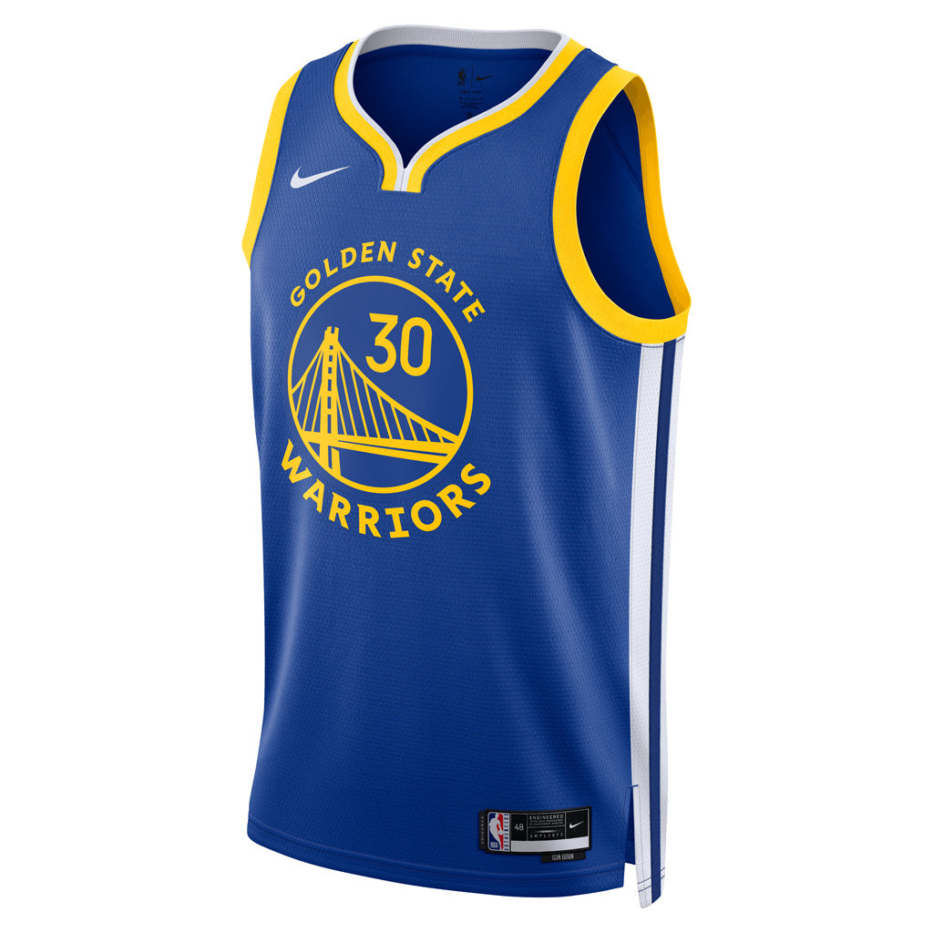 NBA Golden State Warriors Stephen Curry Nike Icon Swingman Jersey