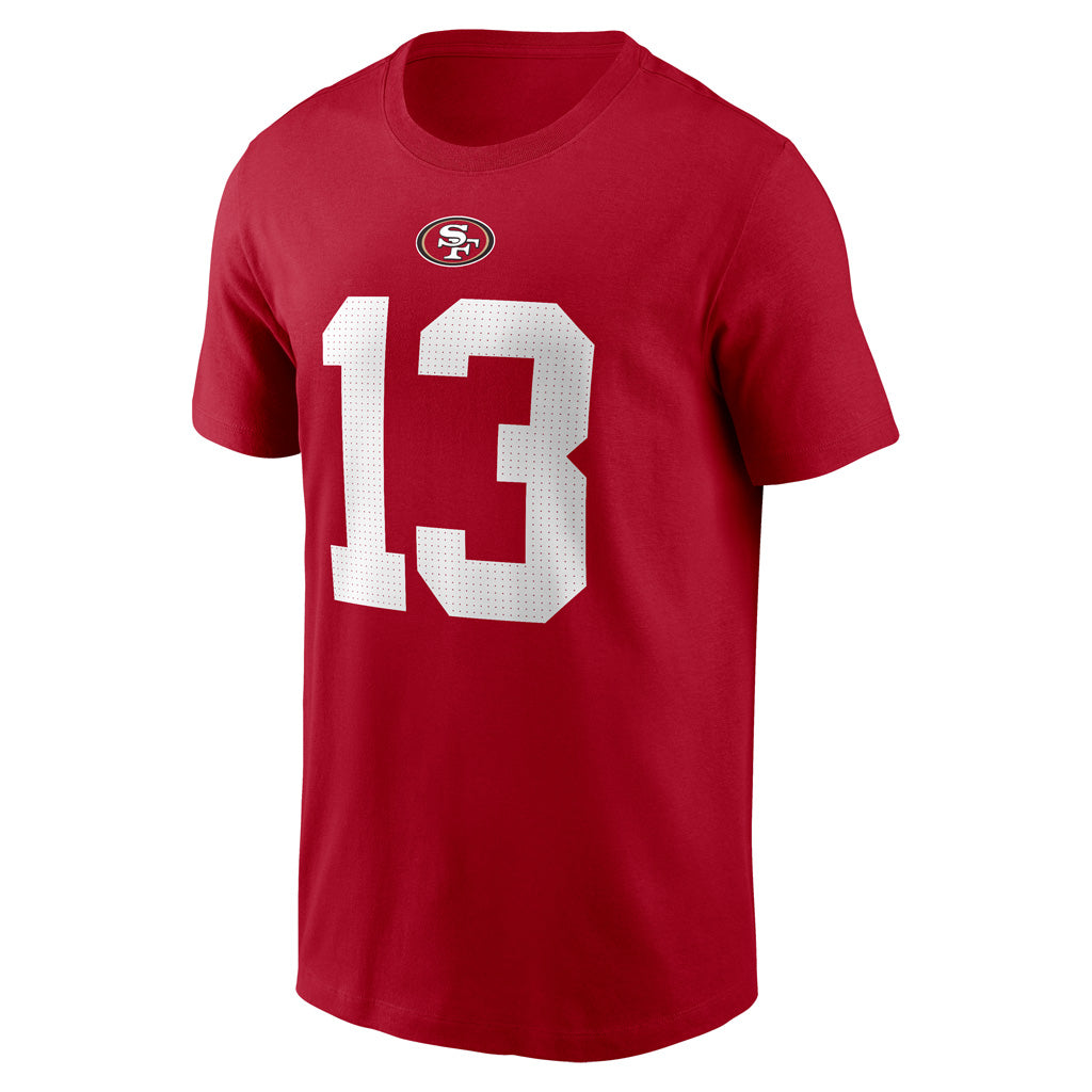 NFL San Francisco 49ers Brock Purdy Nike Name & Number T-Shirt - Red