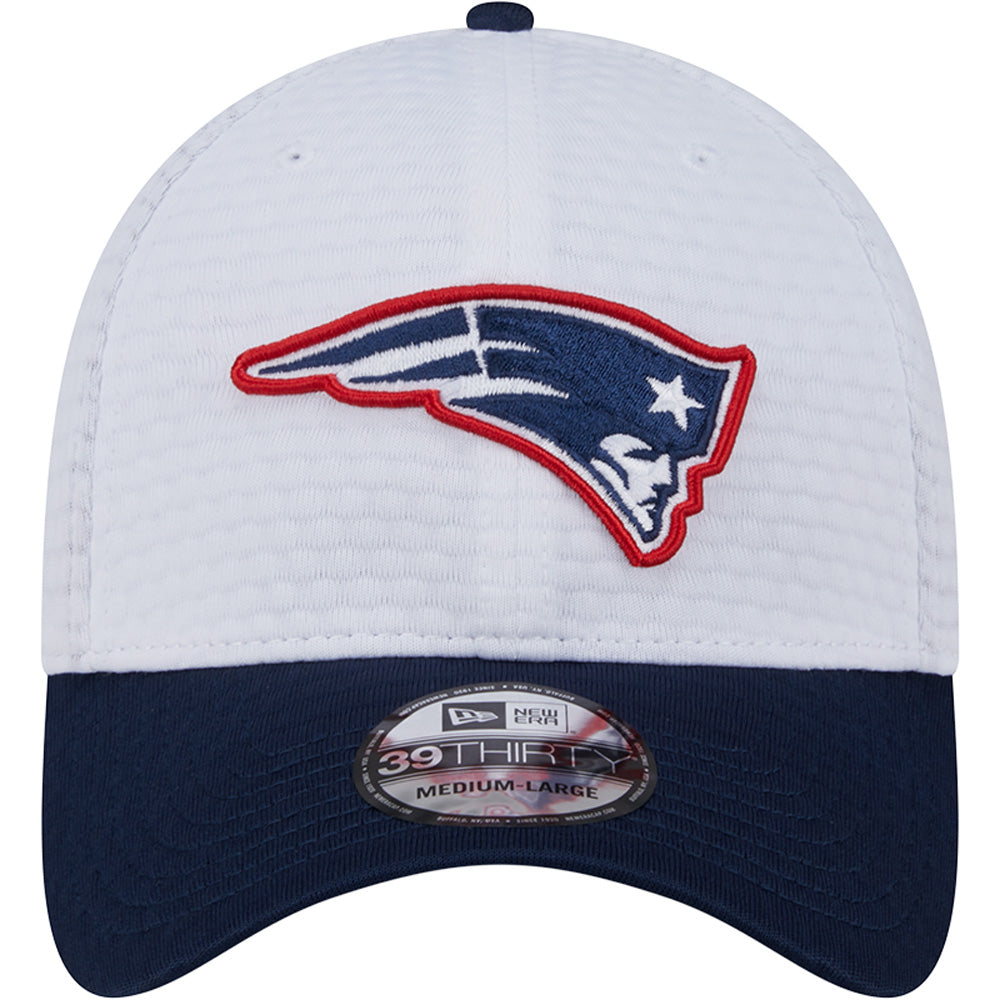 NFL New England Patriots New Era 2024 Training 39THIRTY Flex Fit Hat - White
