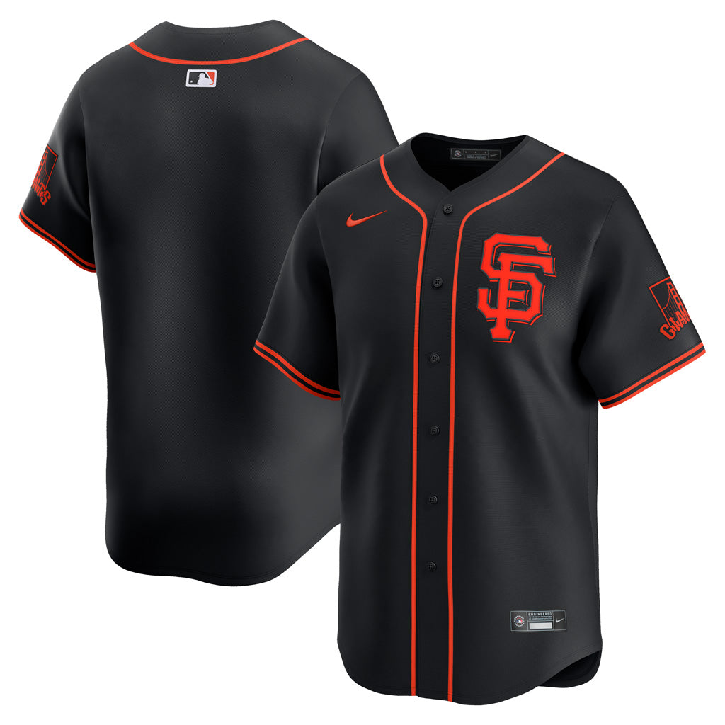MLB San Francisco Giants Nike Alternate Limited Jersey - Black