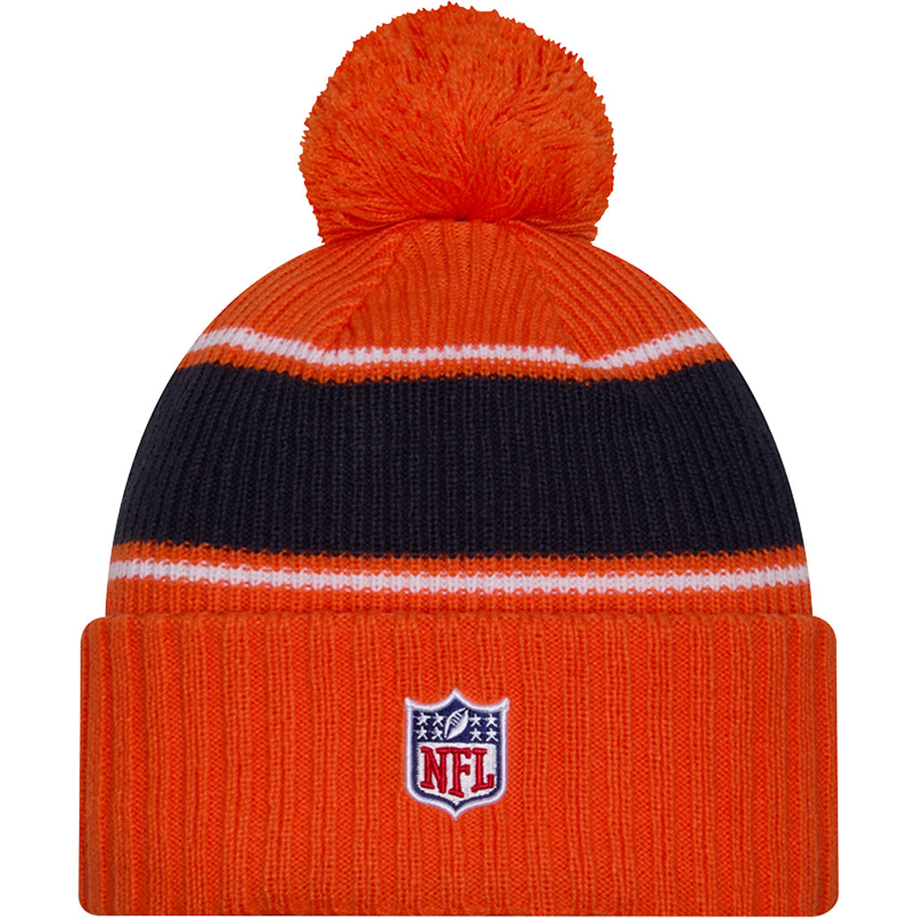 NFL Denver Broncos New Era 2024 Sideline Sport Knit Hat - Orange