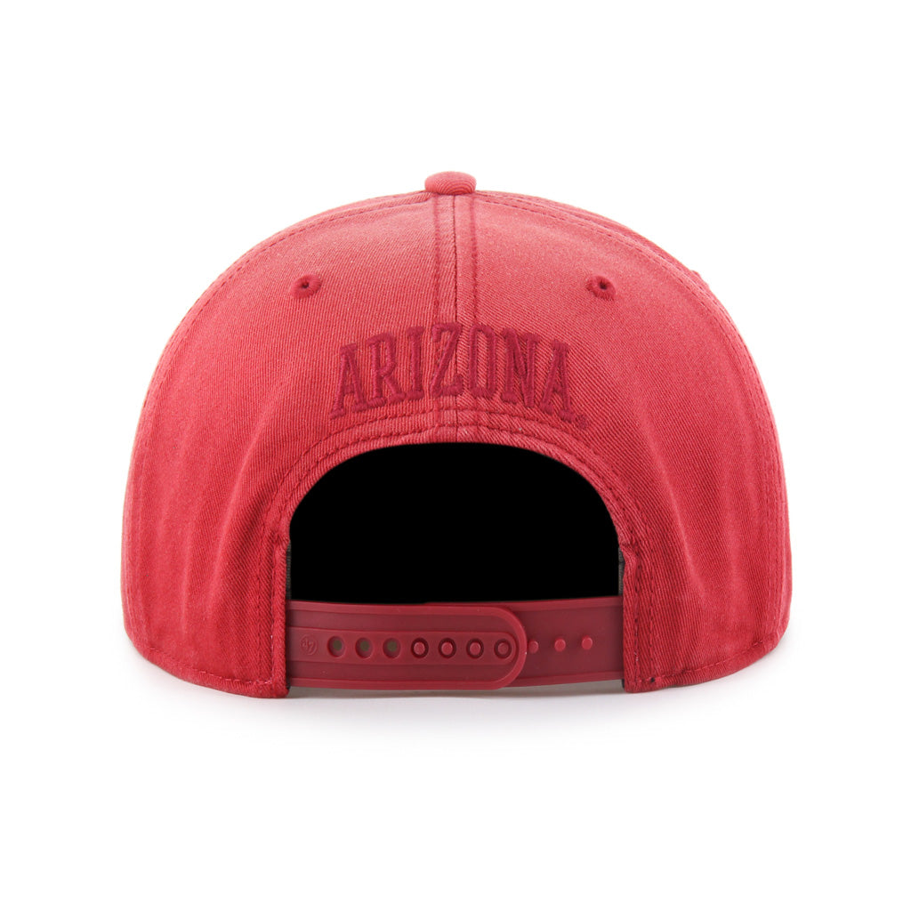 NCAA Arizona Wildcats '47 Sebasco Captain Snapback Hat - Red