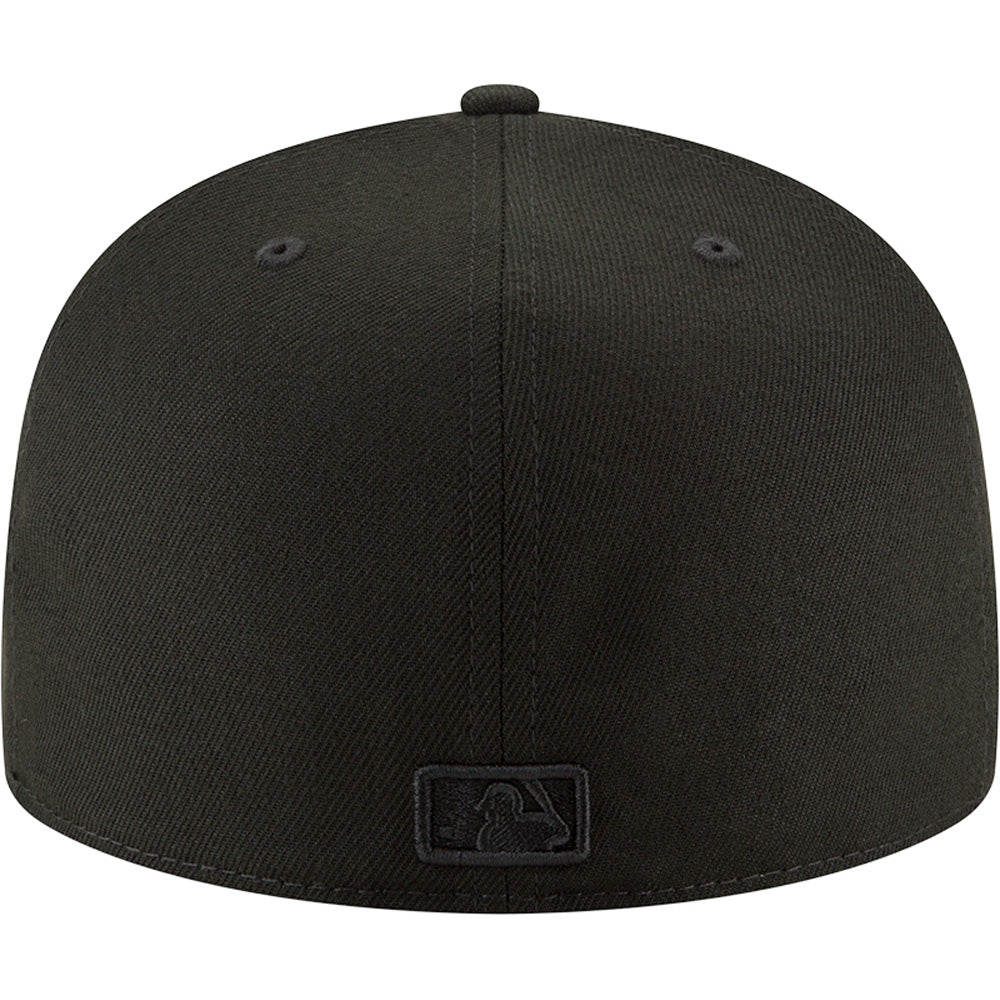 MLB Los Angeles Dodgers New Era Alternate Black on Black 59FIFTY Fitted Hat - Black