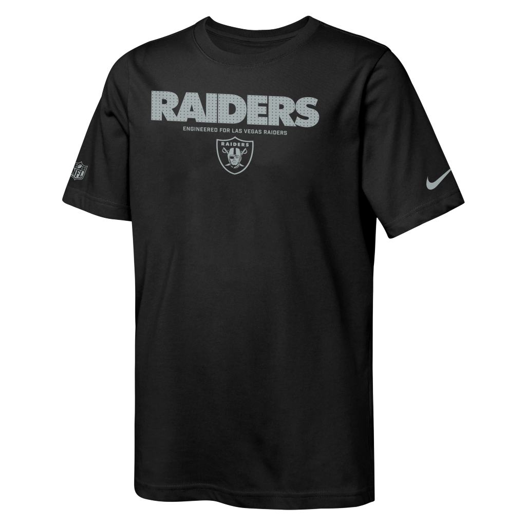 NFL Las Vegas Raiders Youth Nike Team Issue T-Shirt - Black