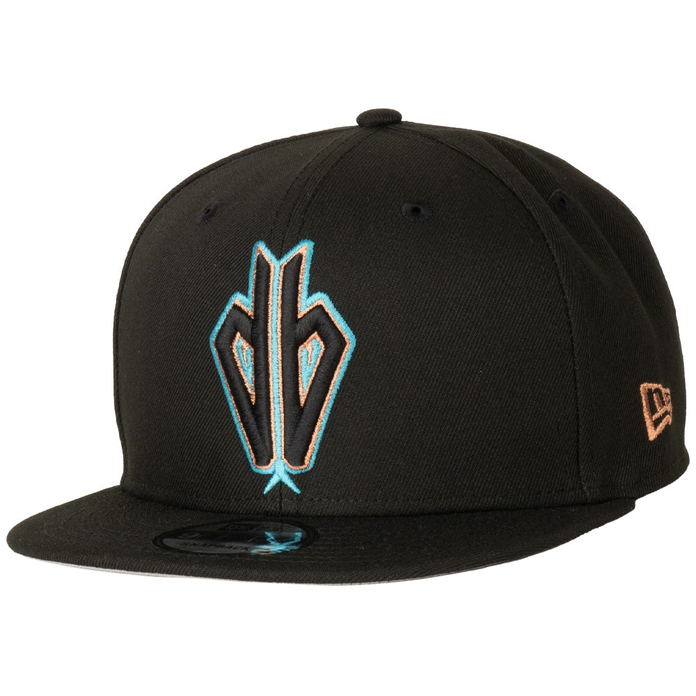 MLB Arizona Diamondbacks New Era Team Color Pop 9FIFTY Snapback Hat - Black