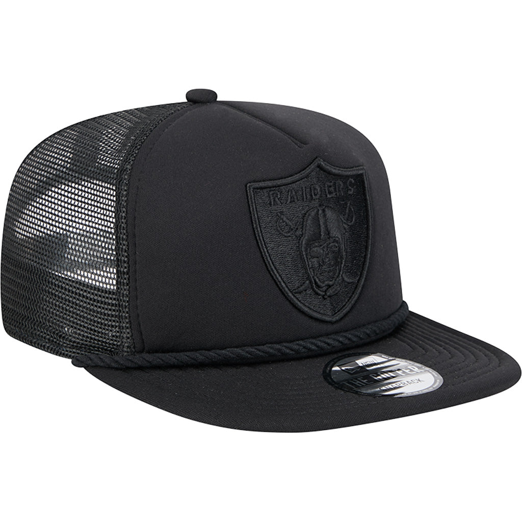NFL Las Vegas Raiders New Era Active Tone Golfer Snapback Hat - Black