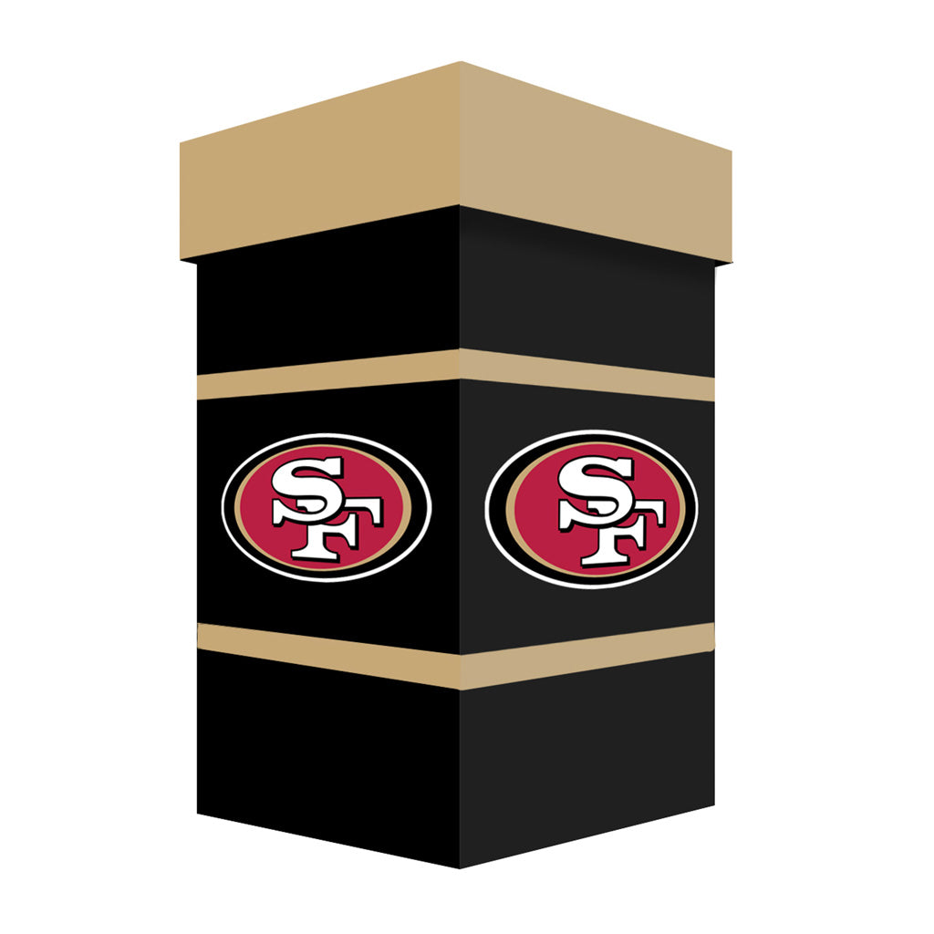 NFL San Francisco 49ers Evergreen 24oz Ceramic Stein Cup - Black