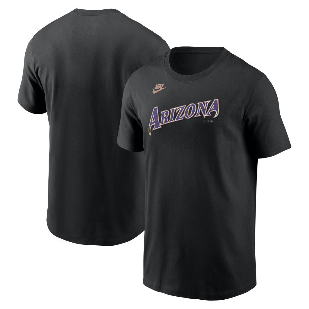 MLB Arizona Diamondbacks Nike 90's Cooperstown Cotton T-Shirt - Black