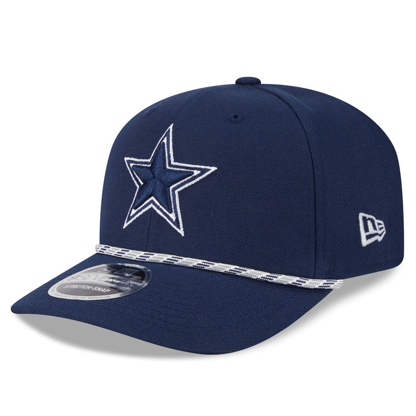 NFL Dallas Cowboys New Era Multicolor Rope 9SEVENTY Stretch-Snapback Hat - Navy