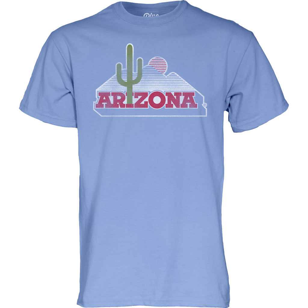 NCAA Arizona Wildcats Blue 84 Vault Logo T-Shirt - Light Blue