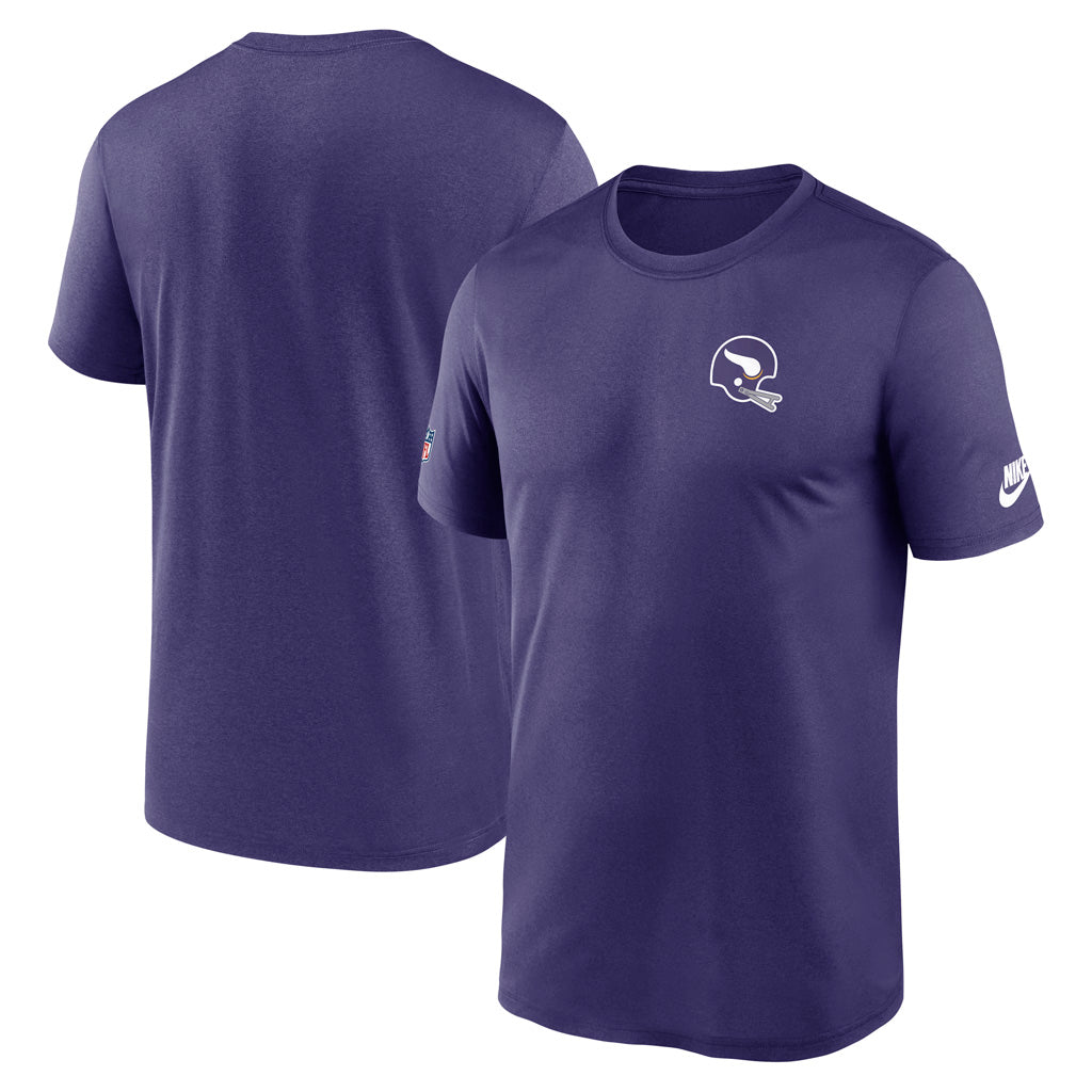 NFL Minnesota Vikings Nike Small Alternate Logo Legend T-Shirt - Purple
