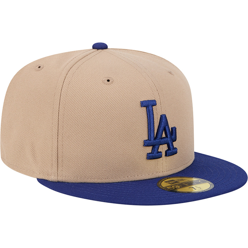 MLB Los Angeles Dodgers New Era Camel 59FIFTY Fitted Hat