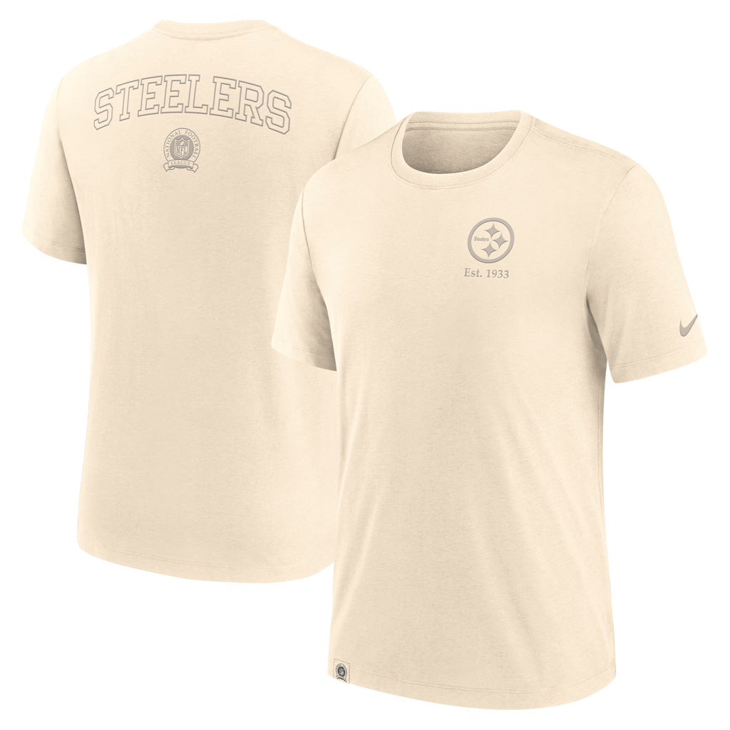 NFL Pittsburgh Steelers Nike Glory Triblend T-Shirt - Natural