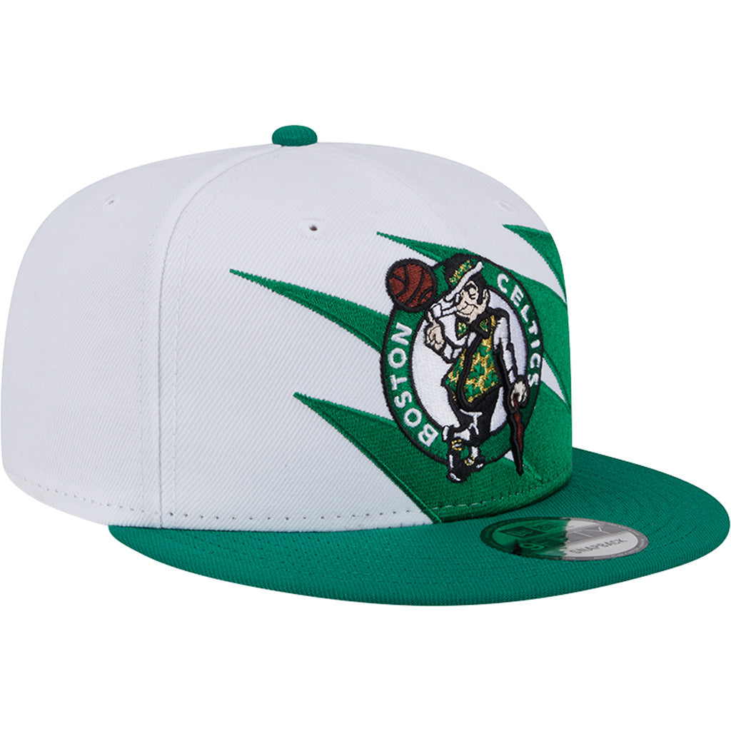 NBA Boston Celtics New Era Jagged 9FIFTY Snapback Hat - White