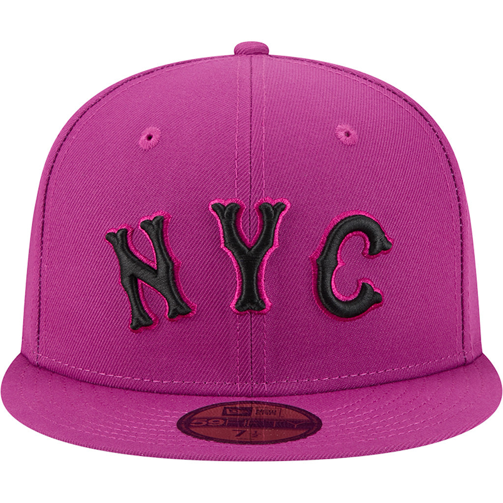 MLB New York Mets New Era City Connect Fan Pack 59FIFTY Fitted Hat - Pink