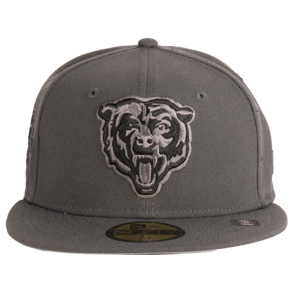NFL Chicago Bears New Era Tonal Graphite 59FIFTY Fitted Hat - Graphite