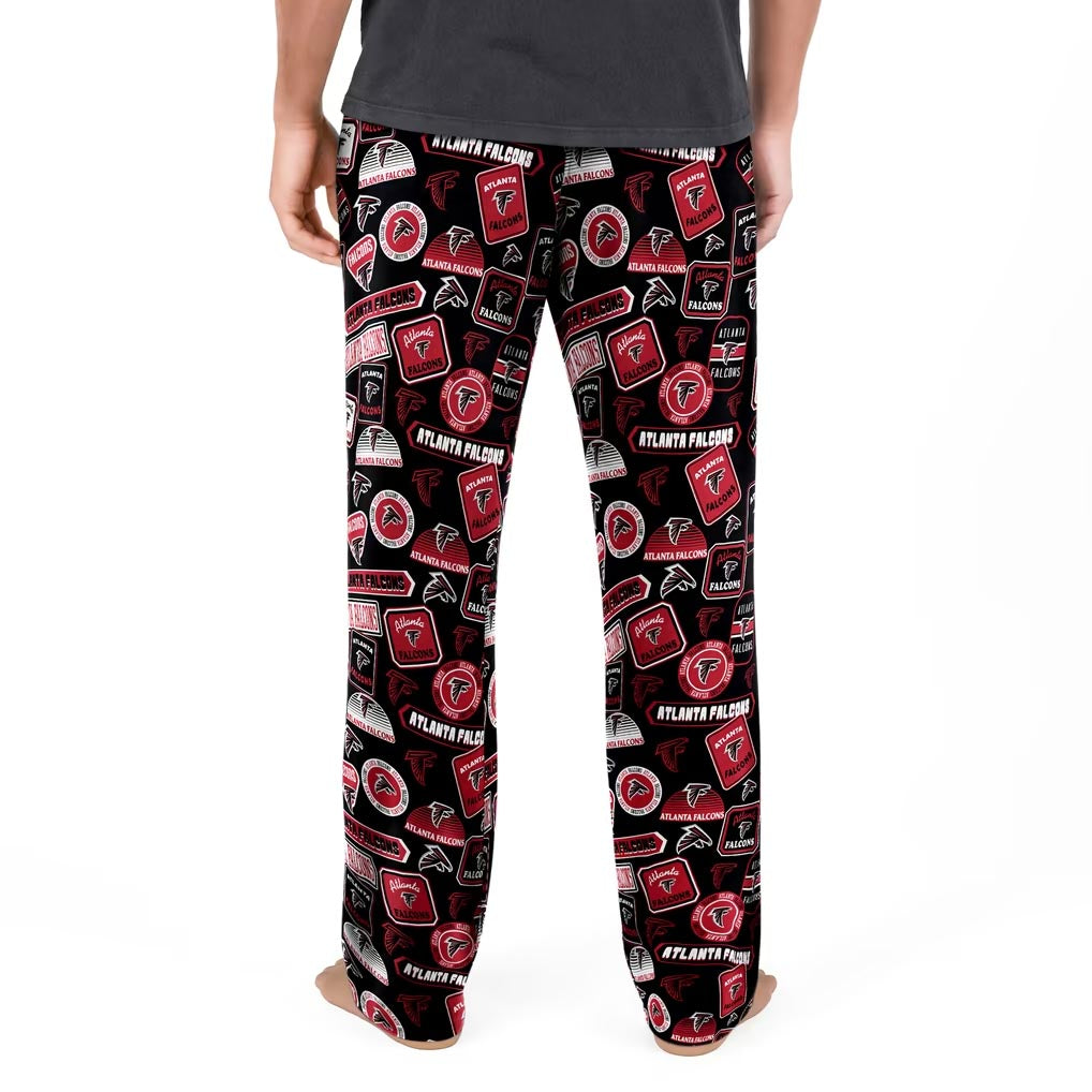 NFL Atlanta Falcons Concepts Sport Grady Pajama Pant- Black
