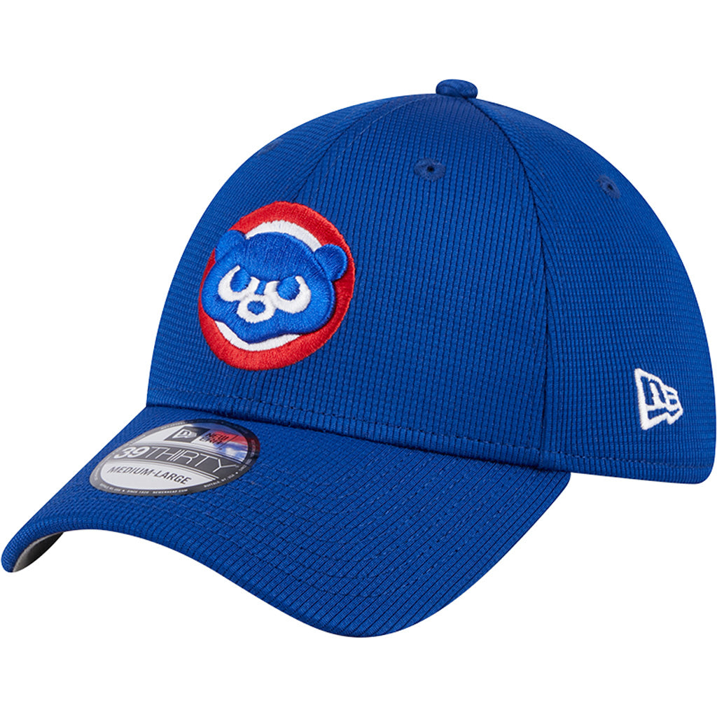 MLB Chicago Cubs New Era 2025 Batting Practice 39THIRTY Flex Fit Hat - Blue