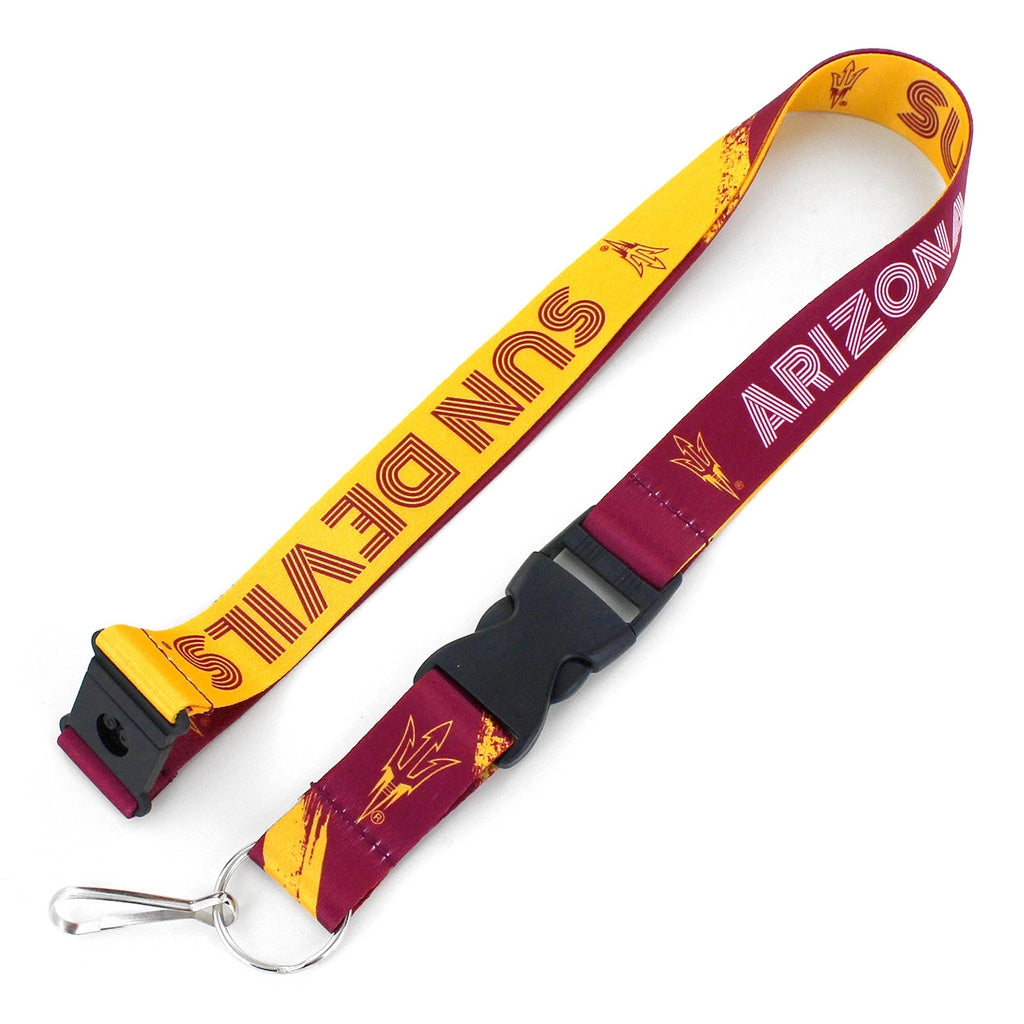NCAA Arizona State Sun Devils Aminco Crossfade Lanyard - Maroon