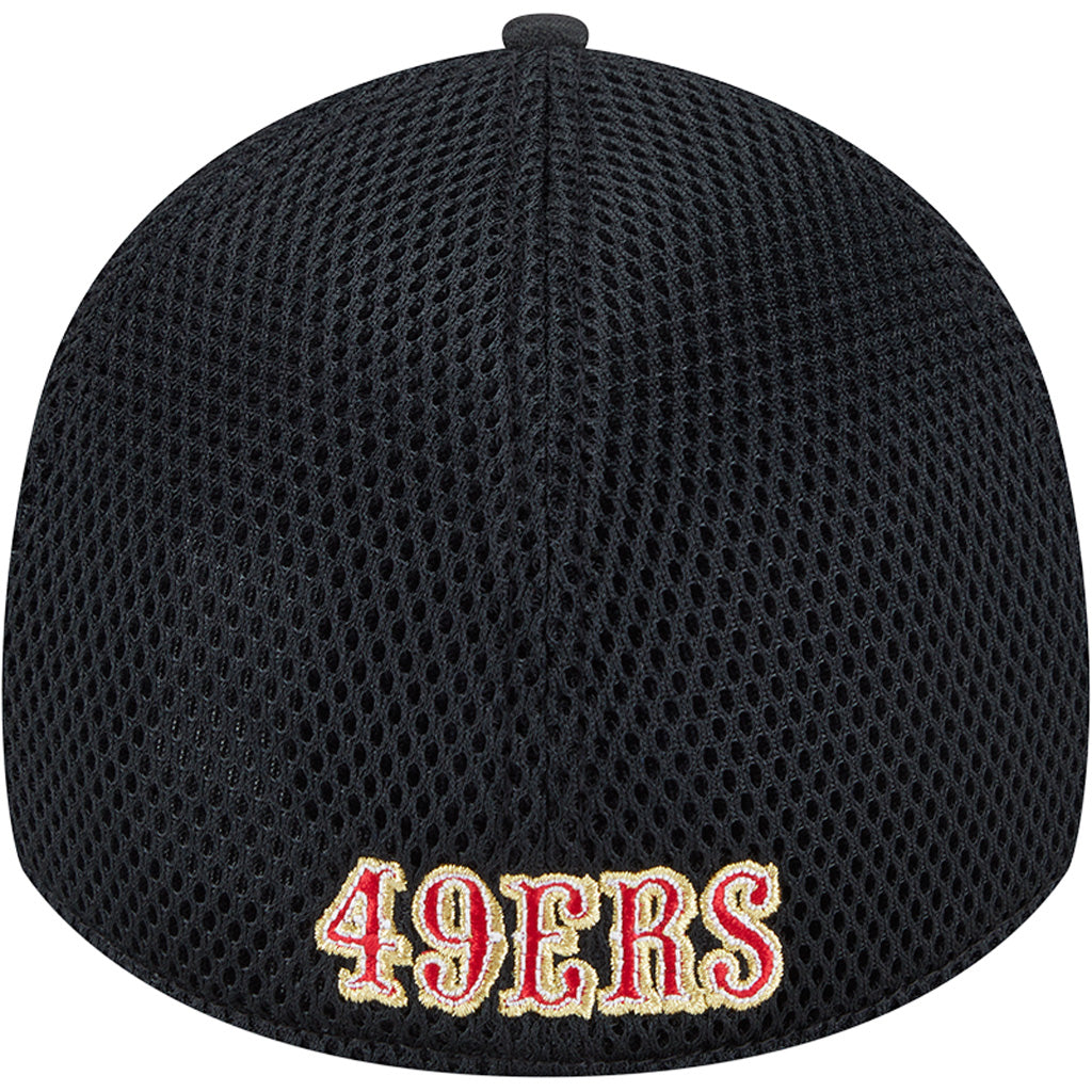 NFL San Francisco 49ers New Era Black Camo 39THIRTY Flex Fit Hat - Black