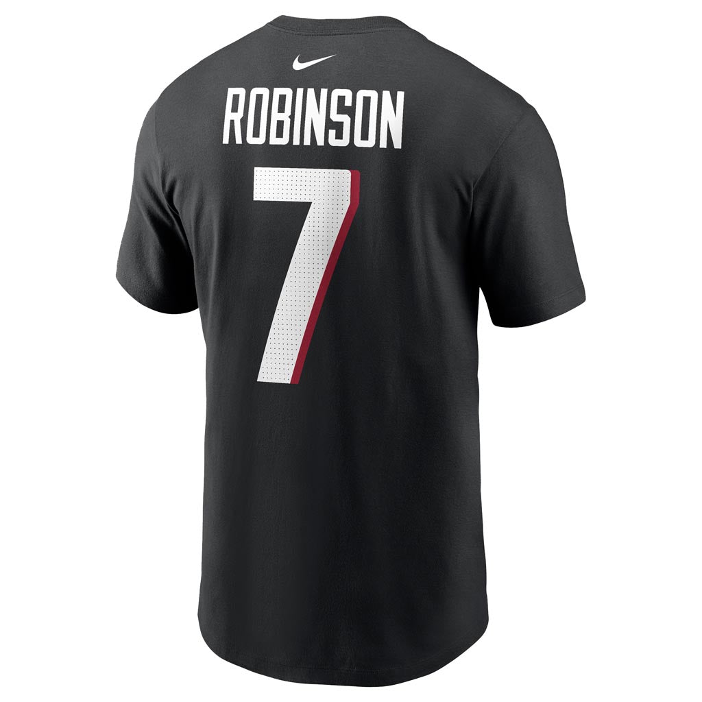 NFL Atlanta Falcons Bijan Robinson Nike Name & Number T-Shirt - Black