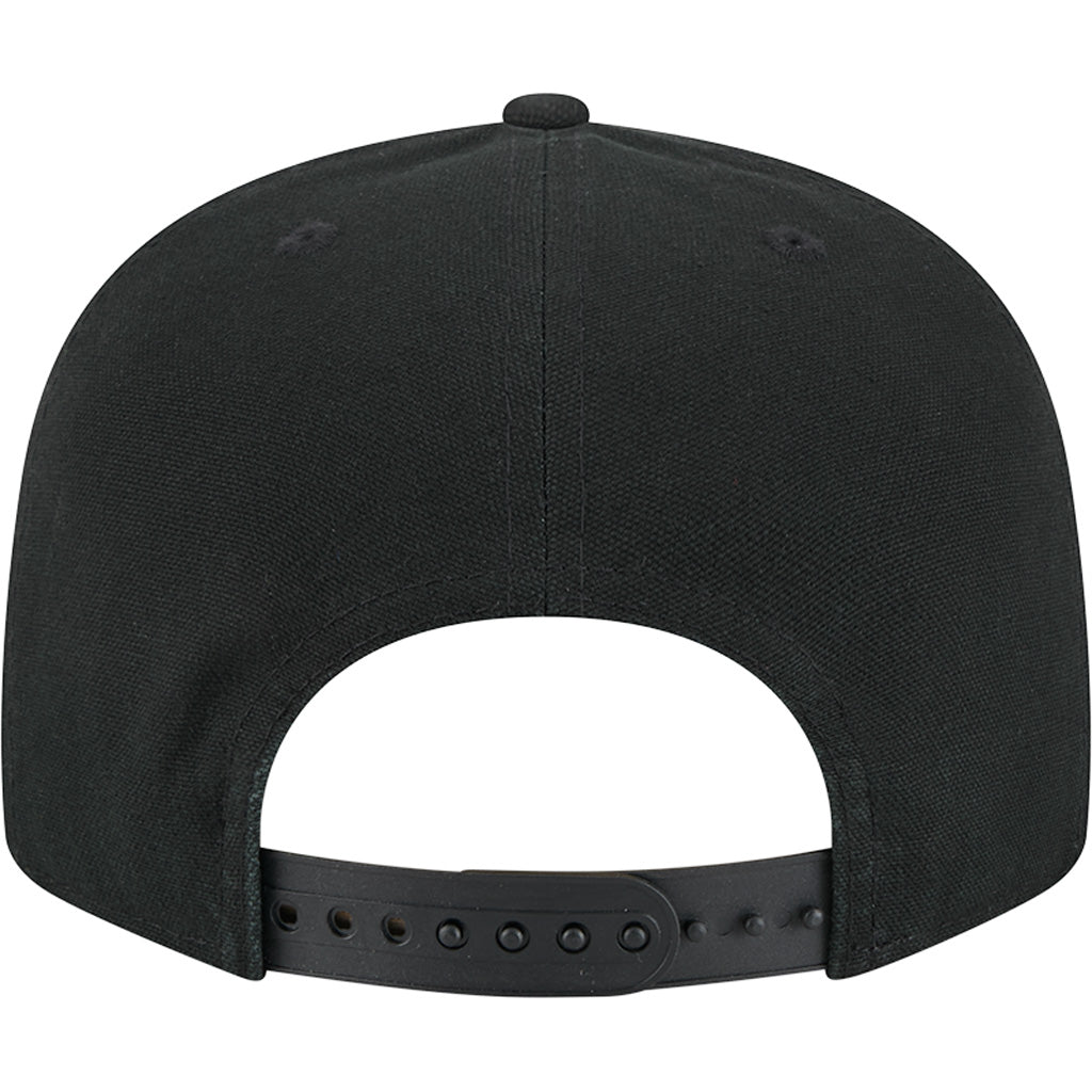 MLB Arizona Diamondbacks Cotton Canvas 9FIFTY Split Panel Snapback Hat - Black