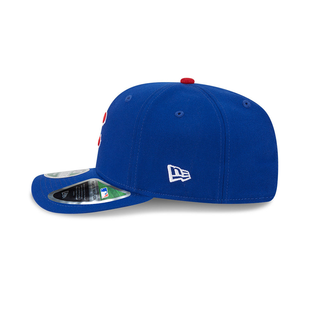 MLB Chicago Cubs New Era Player Replica 9SEVENTY Stretch-Snapback Hat - Blue