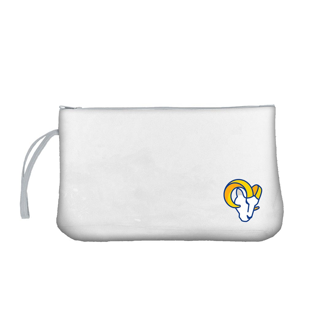 NFL Los Angeles Rams Logo Brands Clear Wristlet Bag - Clear