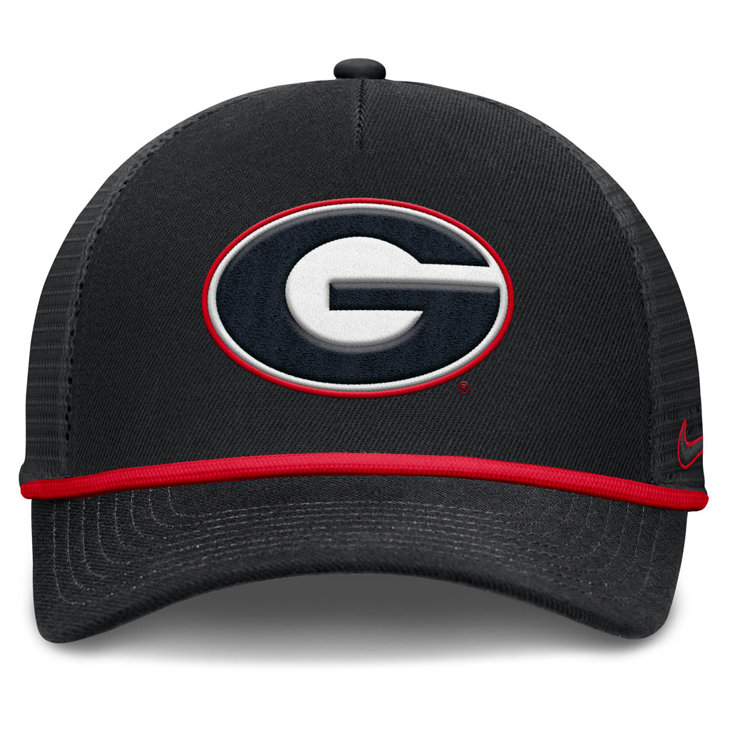 NCAA Georgia Bulldogs Nike Primary Logo Snapback Trucker Hat - Black